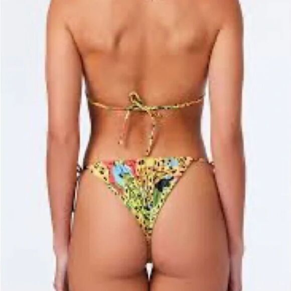 NEW  It’s Now Cool x free people bananas string bikini top,‎ size XS - Picture 4 of 11
